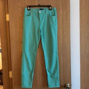 Turquoise pants